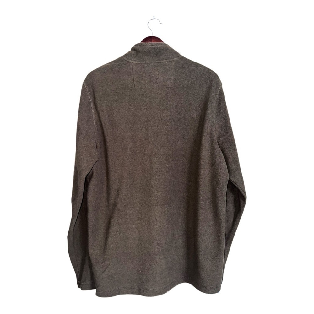 Chaps XL Dark Olive Pullover Men’s Quarter Zipper - Picture 2 of 5